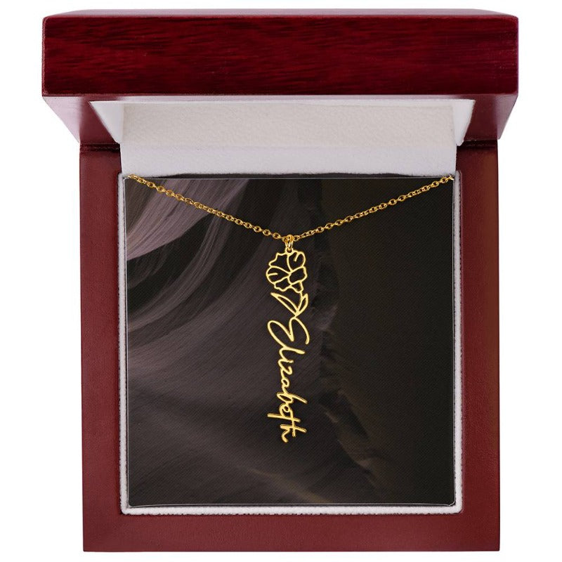 custom cursive name necklace - Gifts For Family Online
