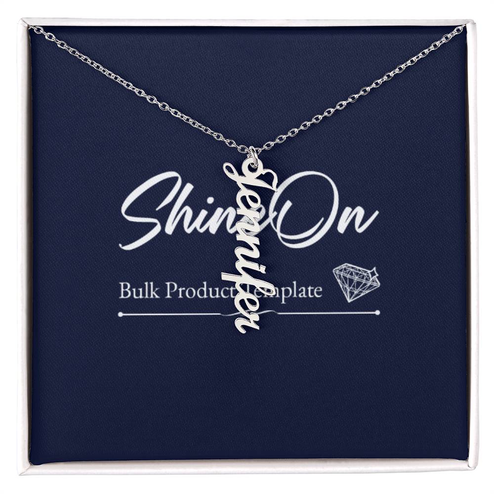 Scripted Name Necklace Multi