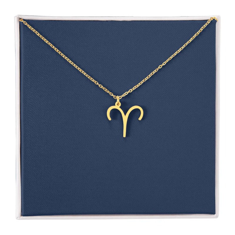 gold aries necklace - Gifts For Family Online