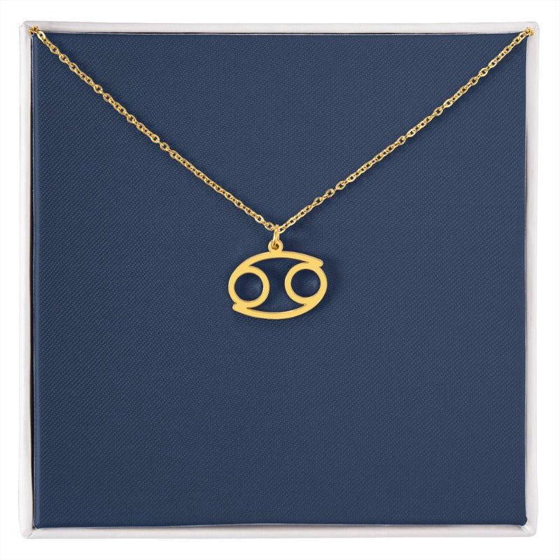 gold cancer necklace - Gifts For Family Online