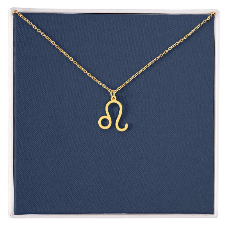 gold leo necklace - Gifts For Family Online