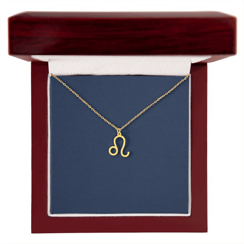 Leo Gold Necklace - Gifts For Family Online