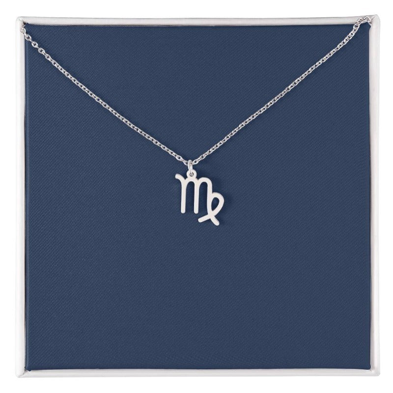 silver virgo necklace - Gifts For Family Online
