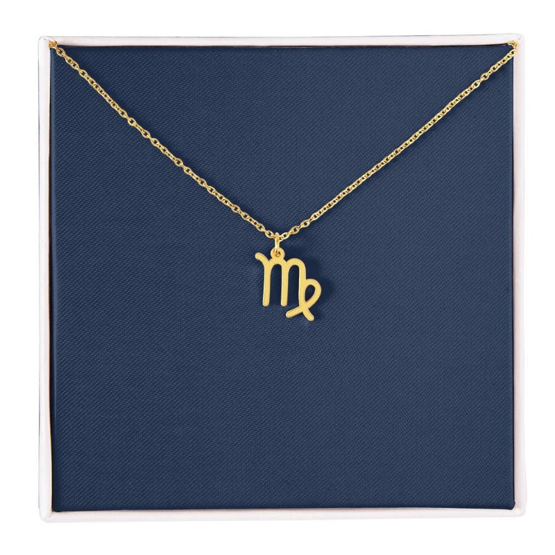 gold virgo necklace - Gifts For Family Online