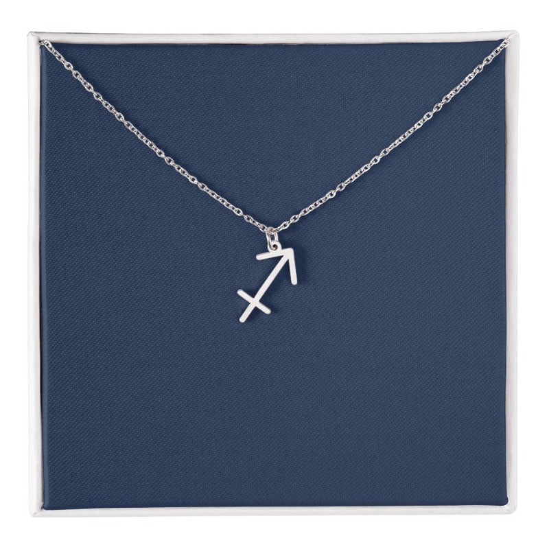 silver sagittarius necklace - Gifts For Family Online