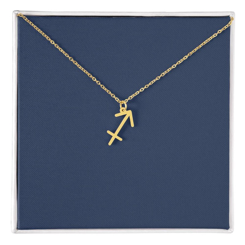gold sagittarius necklace - Gifts For Family Online