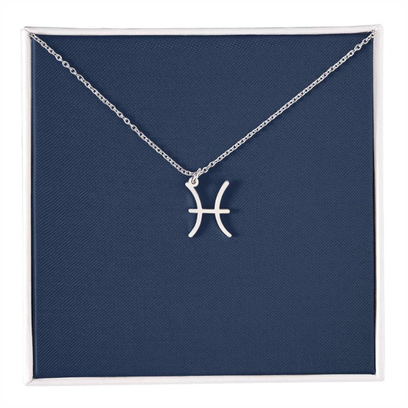 silver pisces necklace - Gifts For Family Online
