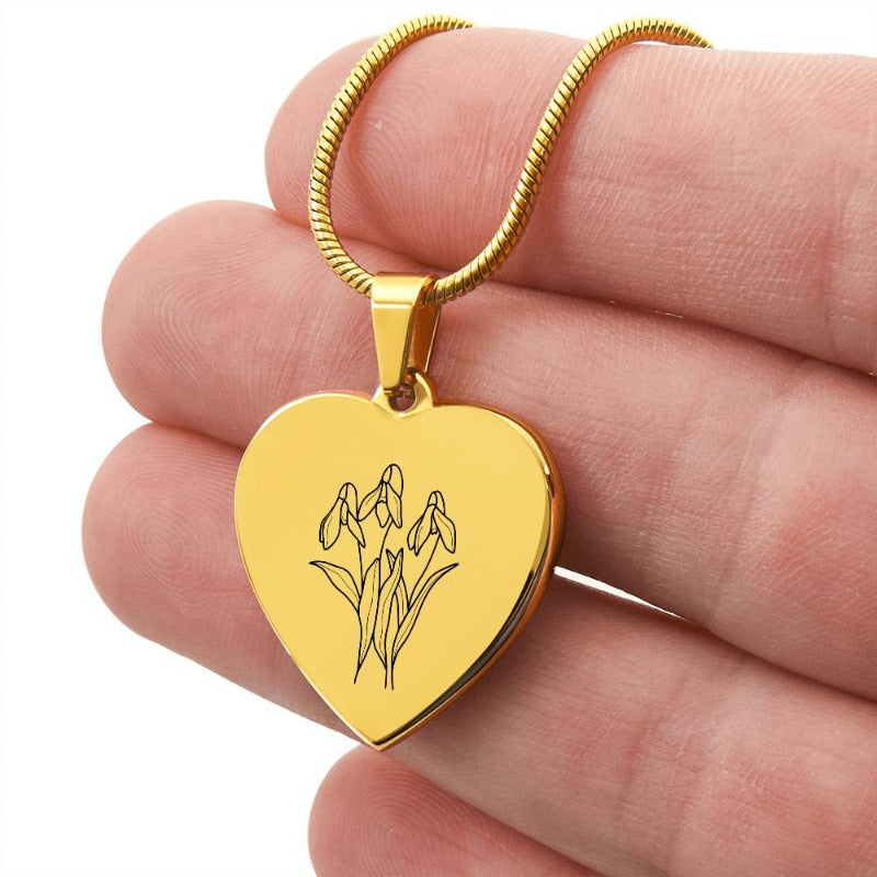 engraved necklace - Gifts For Family Online