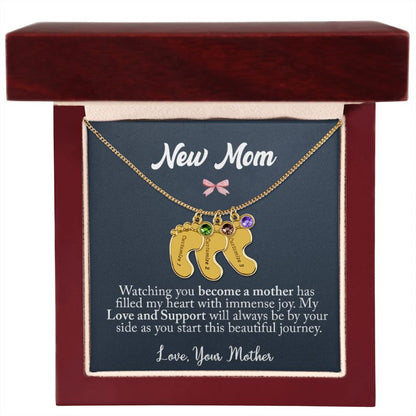 baby feet necklace - Gifts For Family Online
