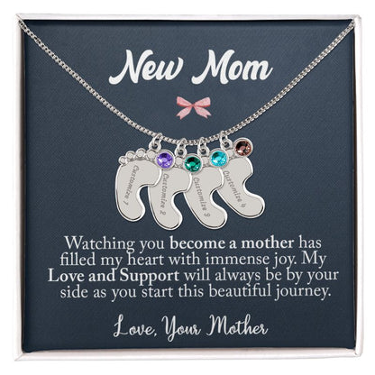 baby feet pendant - Gifts For Family Online

