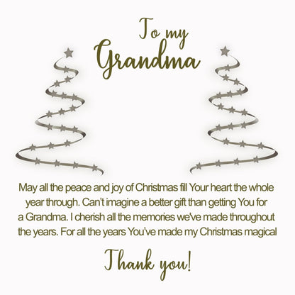 personalized message card for grandma - Gifts For Family Online