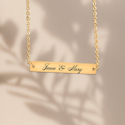 Horizontal Bar Necklace