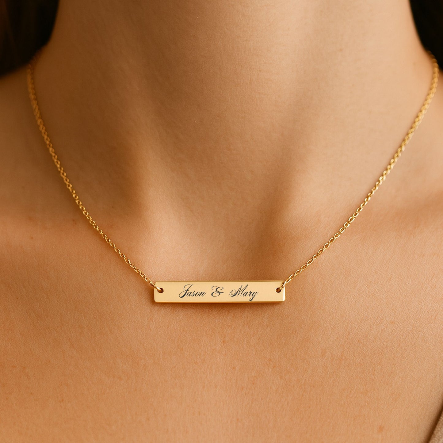 Horizontal Bar Necklace