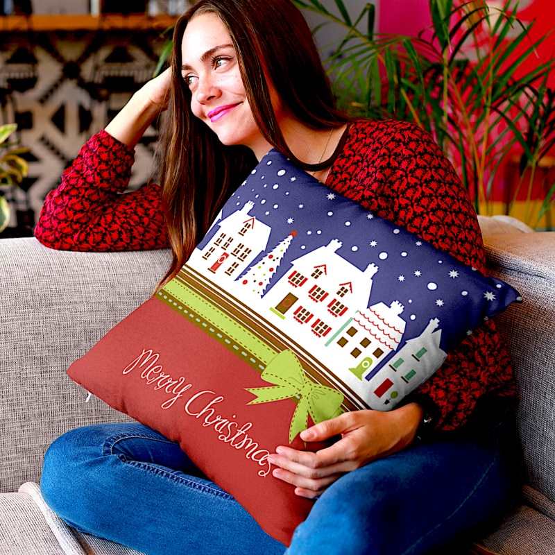 decorative christmas pillows - Gifts For Family Online