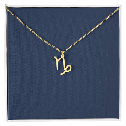 gold capricorn necklace - Gifts For Family Online