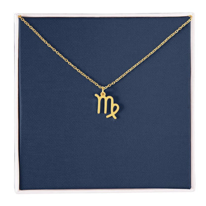 gold virgo necklace - Gifts For Family Online