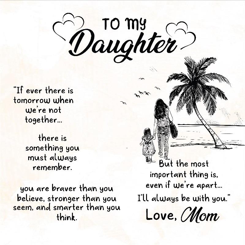 custom message card for daughter - Gifts For Family Online