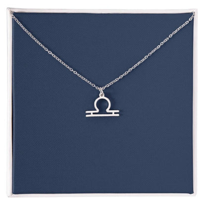 silver libra necklace - Gifts For Family Online