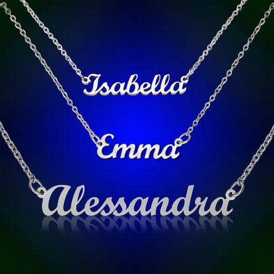 personalized name necklace - Gifts for Family Online