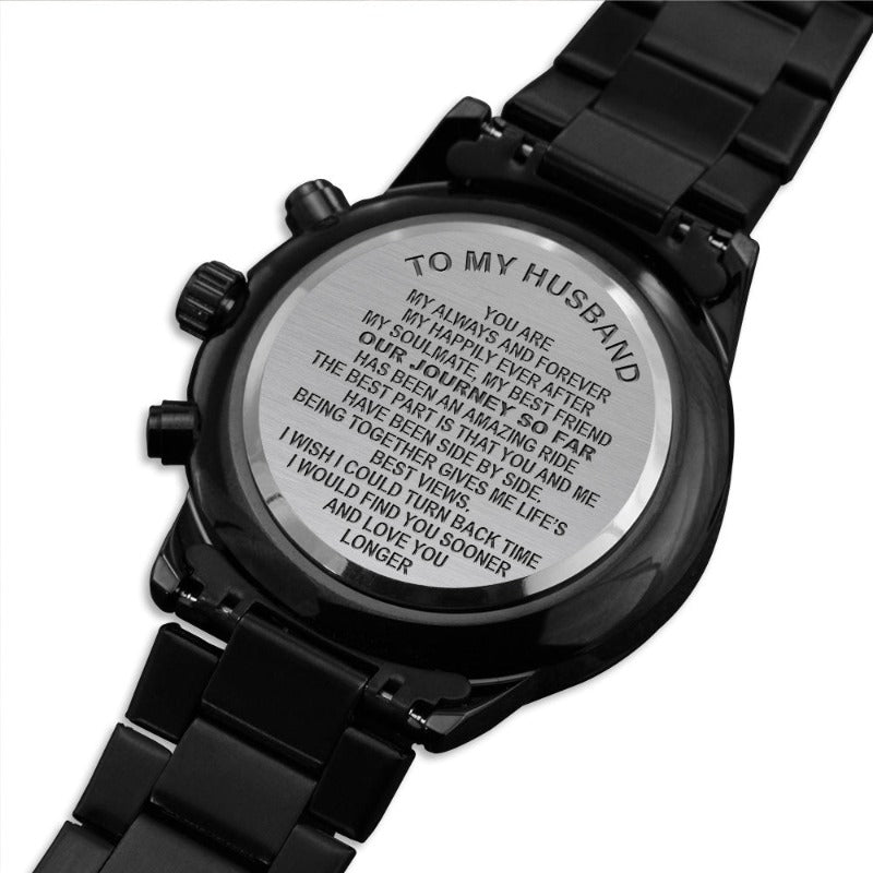 husband watch engraving ideas - Gifts For Family Online