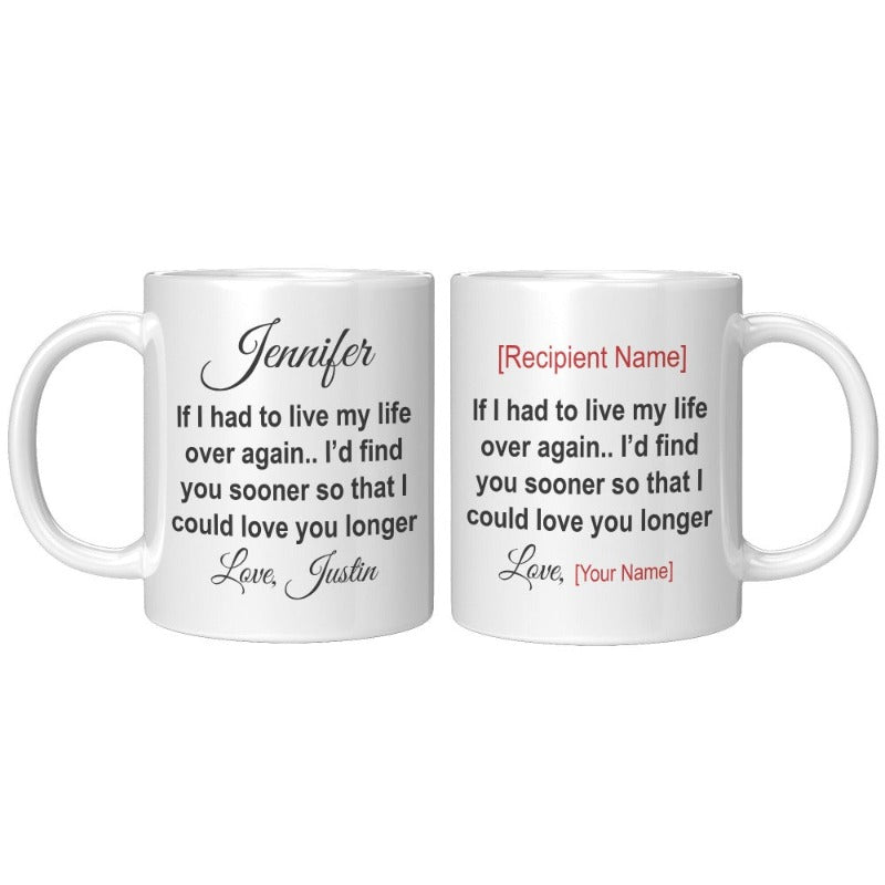 personalised message mugs - Gifts For Family Online