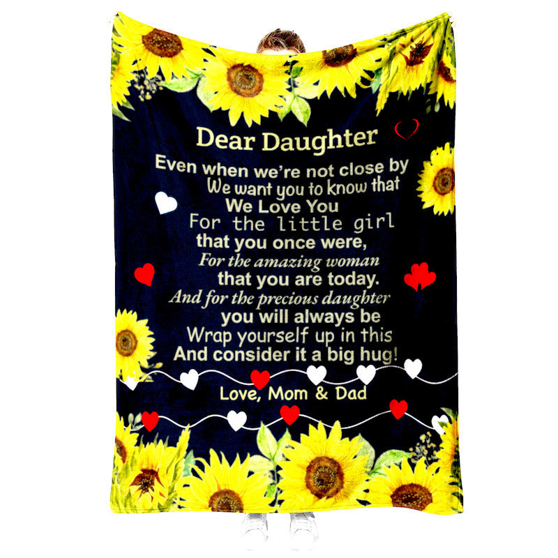 personalised daughter blanket - Gifts For Family Online