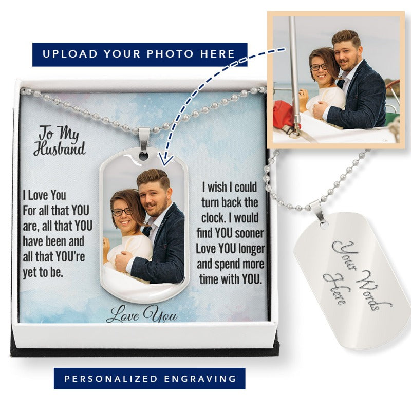 to my husband necklace - Gifts For Family Online