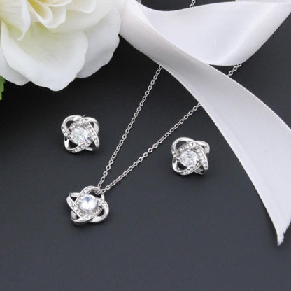 love knot jewelry set - Gifts For Family Online