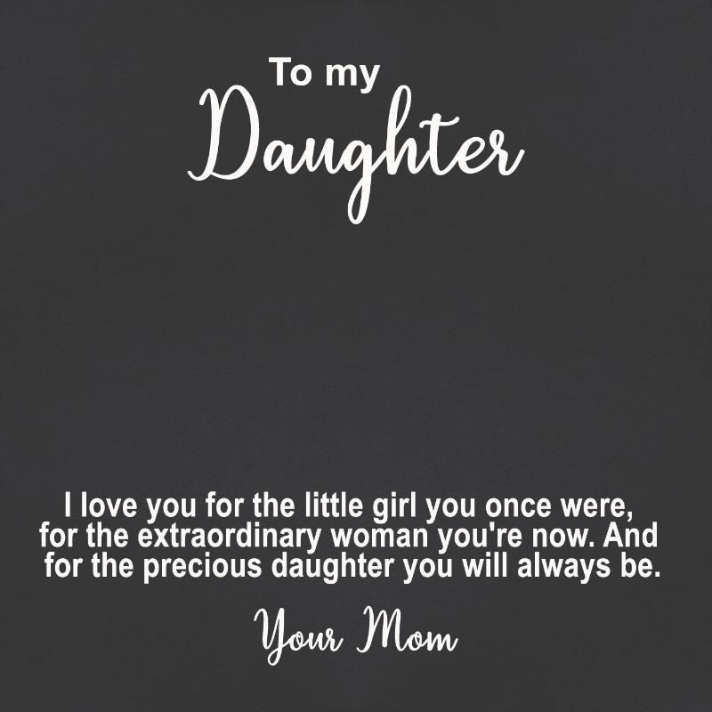 to my daughter necklace - Gifts For Family Online