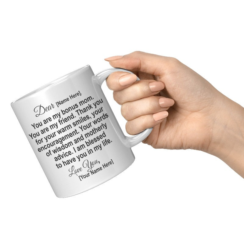 bonus mom coffee mug - Gifts For Family Online