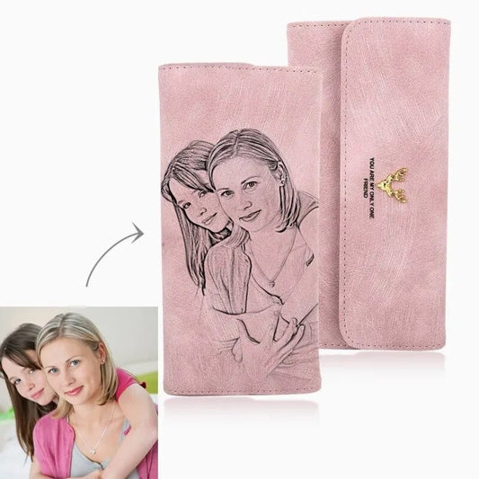 women custom photo wallets - Gifts For Family Online
