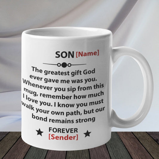 son custom mug - Gifts For Family Online