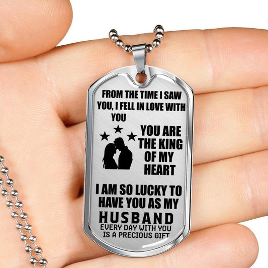 to my husband necklace - Gifts For Family Online