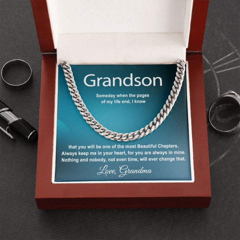grandson necklace - Gifts For Family Online