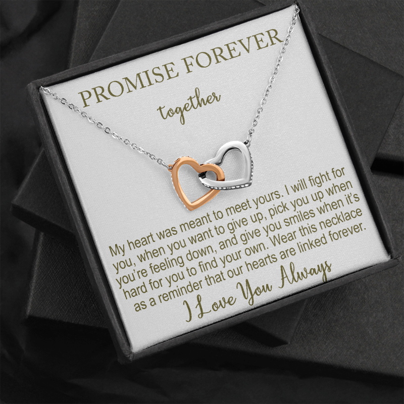promise necklace for girlfriend - Gifts For Family Online