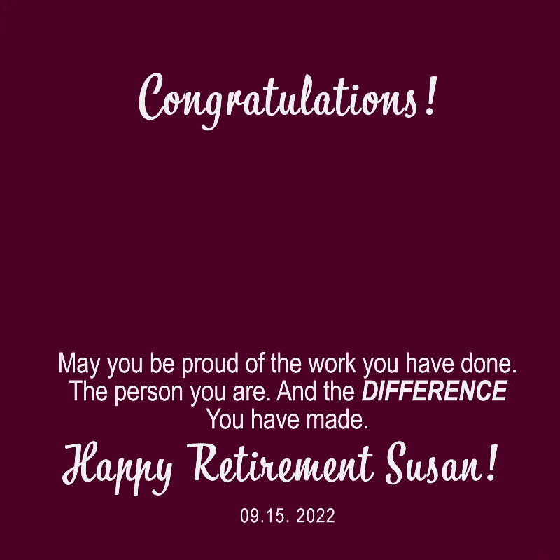 retirement card message - Gifts For Family Online