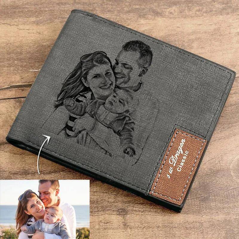 men's photo wallet - Gifts For Family Online