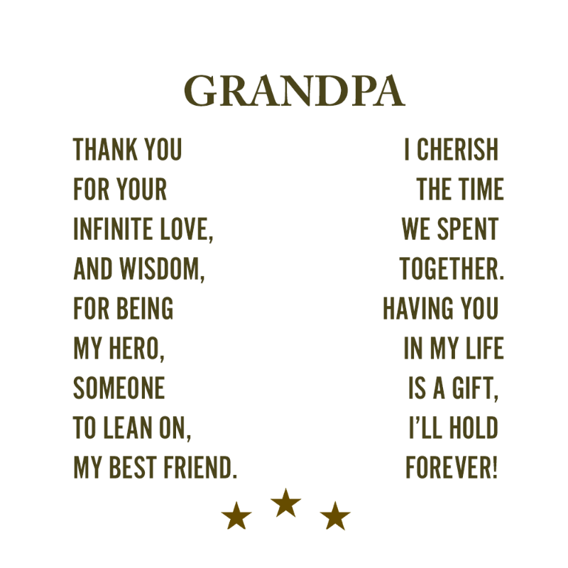 grandpa birthday card messages - Gifts For Family Online