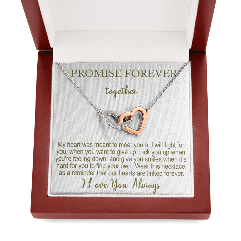 Promise necklace for girlfriend on sale