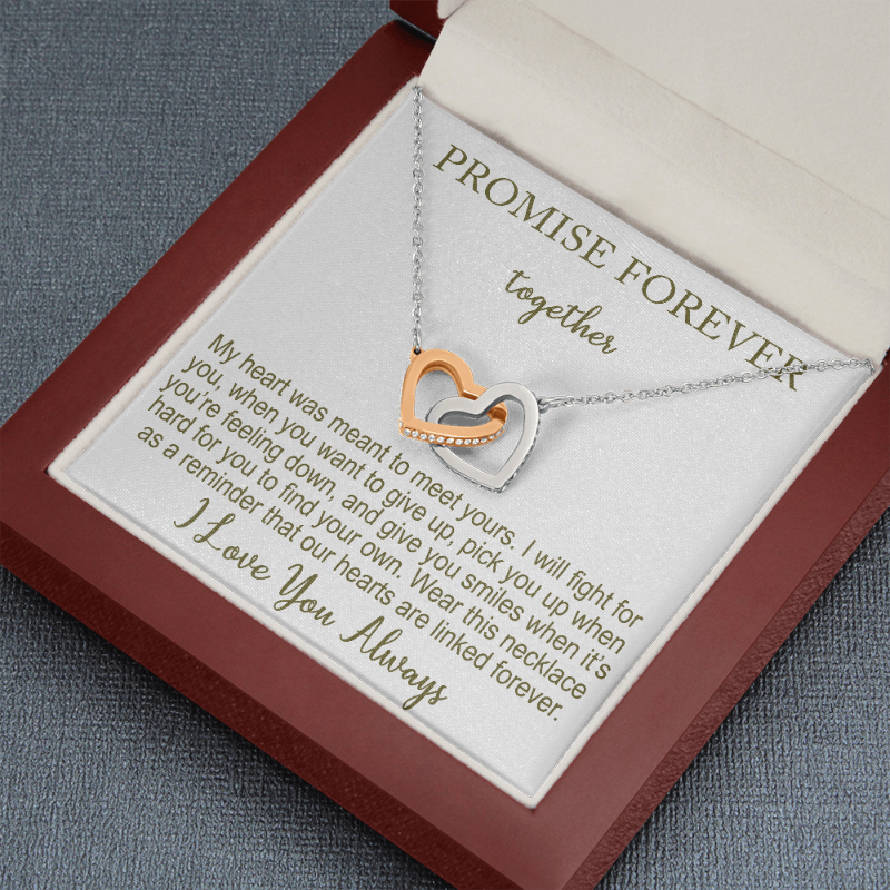 Promise necklace for girlfriend deals