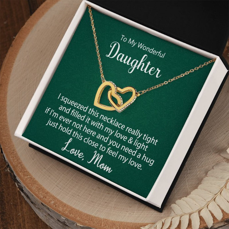 mother daughter heart pendant - Gifts For Family Online