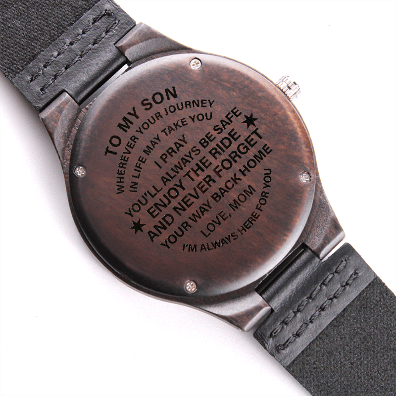 Mom To Son Gift Personalized Watch For Grown Sons Gifts For Family Online