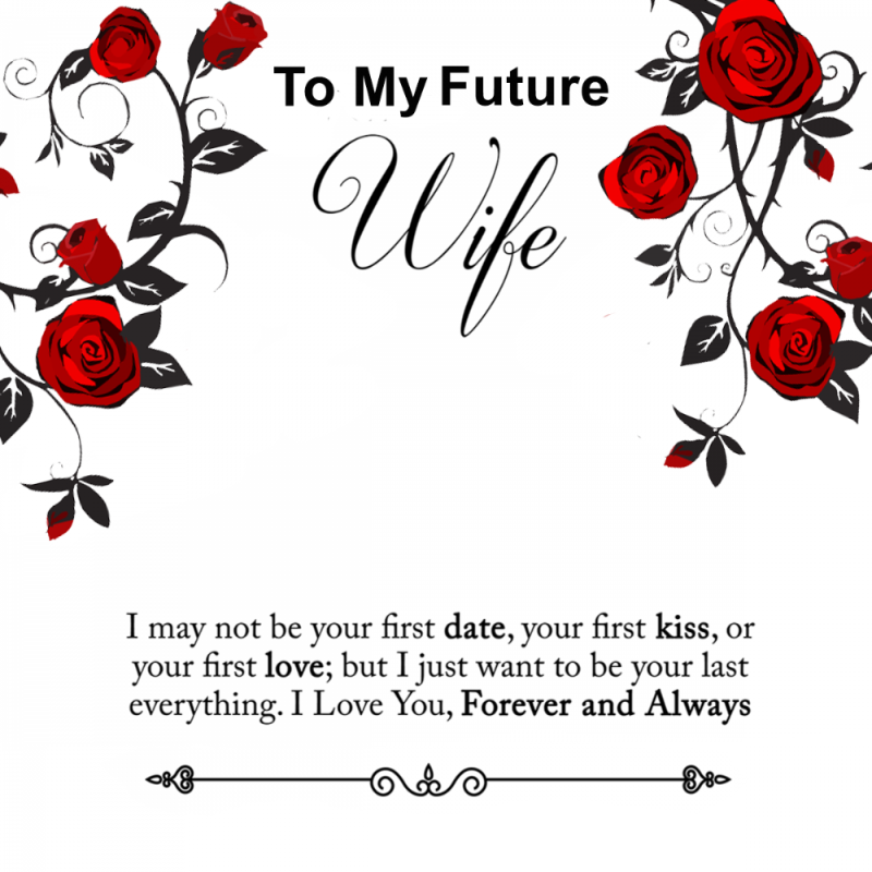 to future wife - Gifts For Family Online